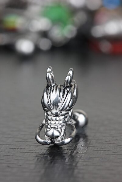 depozoom 316L Cerrahi Çelik Kıkırdak Tragus Helix Vintage Antik Gotik Etnik T...