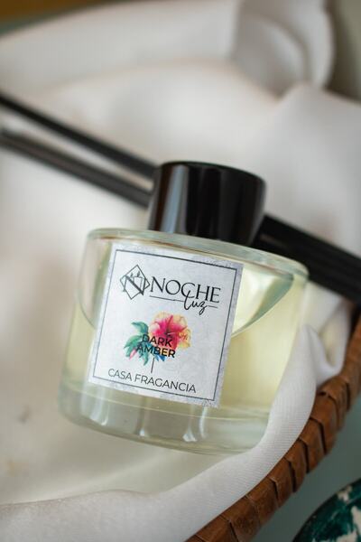 NocheLuz Dark Amber Kokulu, Çubuklu Oda Ve Ortam Kokusu 50ml