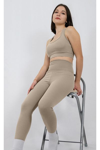 TASTORE Corded Crop Tights and Bustier Set