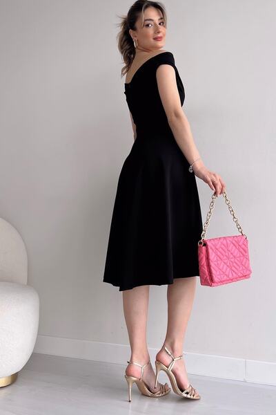 vuvutasarım Νέα σεζόν Γυναικείο φόρεμα με διπλό γιακά με φουσκωτό ελαστικό ύφασμα με διπλό στήθος 046