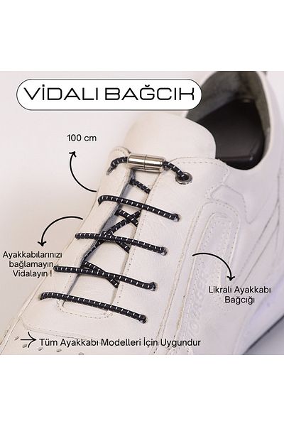 Mag Shoes Care 100cm Smart Screw Shoelaces