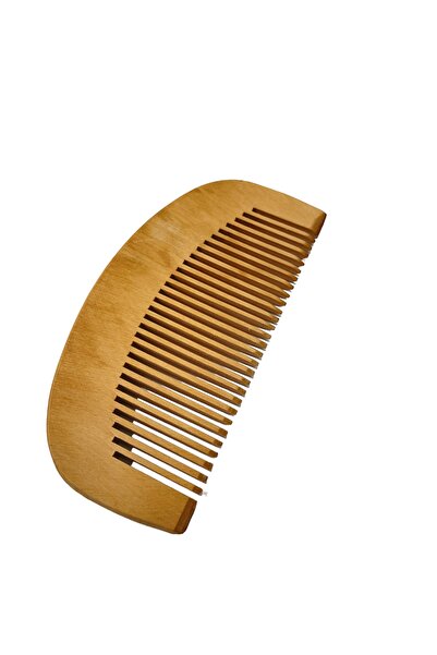 yeliz hediye مشط خشب البقس الخشبي المضاد للكهرباء الساكنة، 10 سم جمالي