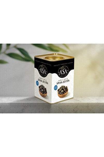 Yağlı Sele Teneke Jumbo Siyah Zeytin, 10 kg