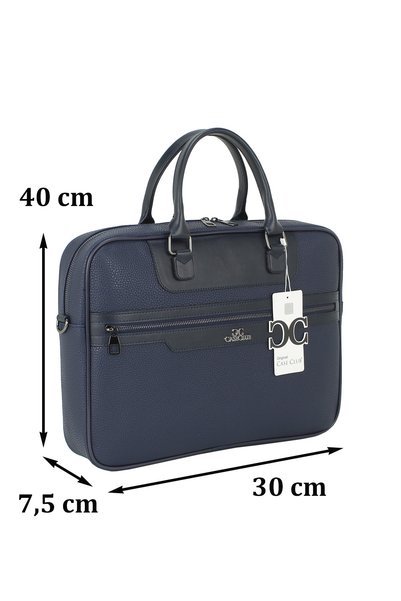 Case Club Vegan Unisex Handbag 15.6'' Laptop Compartment Shoulder Strap Mat Supported