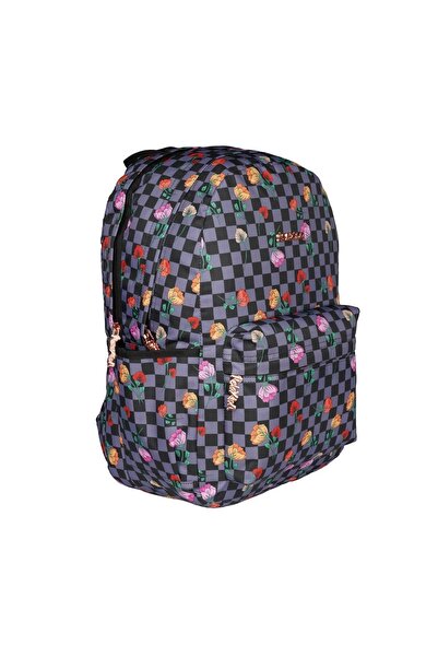 FATELLA WOMEN'S PATTERNED MULTI-EYED PATTERNED DAILY MODEL USEFUL BACKPACK
