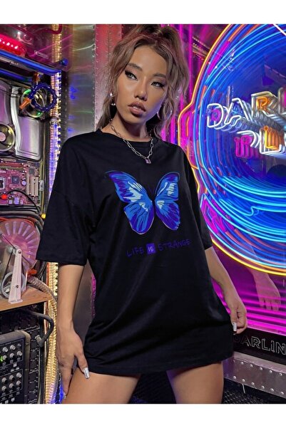 GALASHOP تي شيرت نسائي على شكل فراشة Mod80
