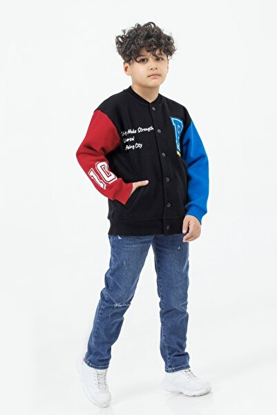 DMB BOYS & GIRLS 4-14 Years Old Ribbed Boys' College Jacket