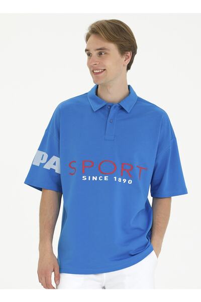 U.S. Polo Assn. Πόλο Ασν. Ανδρικό μπλουζάκι με γιακά πόλο Saks - RC-MOYA