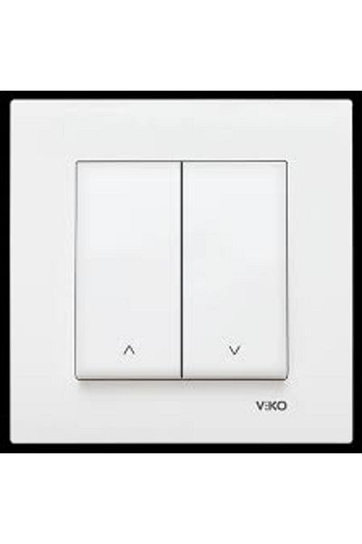 VİKO Panasonic Viko Control Switch - Karre Flush Mounted, Blinds (White I Cream)