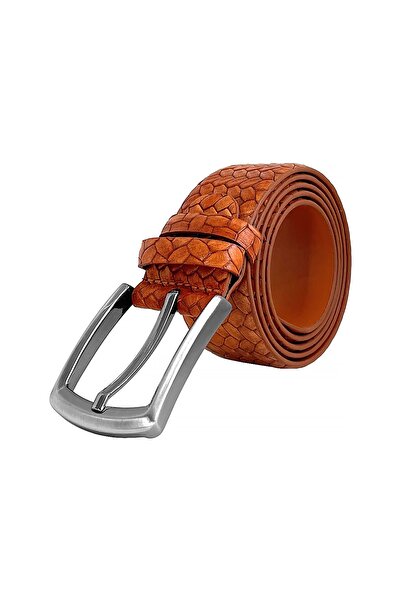 NAZEF SPECIAL PRODUCTION SEAMLESS PATTERNED LEATHER BELT
