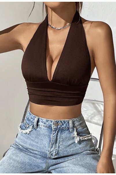 AYSİ COLLECTİON Къса яка с халтер