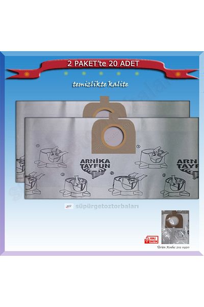 Arnica Arnica Proclean 20 Pieces Paper Vacuum Cleaner Dust Bag - 201-0920