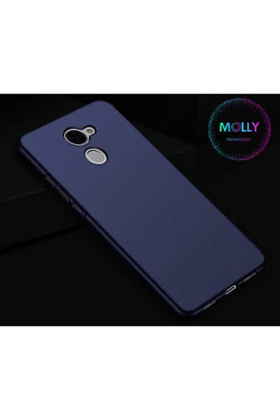 Molly Technology Navy Blue Matte Silicone Case for Huawei Y7 Prime