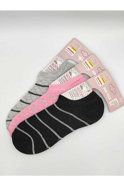 ALTUNTAŞ Thick Striped Cinnamon Socks