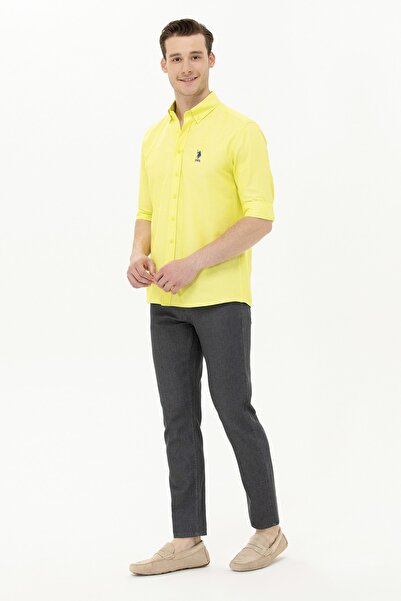 U.S. Polo Assn. U.S. POLO ERKEK SLİMFİT DENİM PANTOLON G081SZ80.000.1602266 RETTA KOYU GRİ