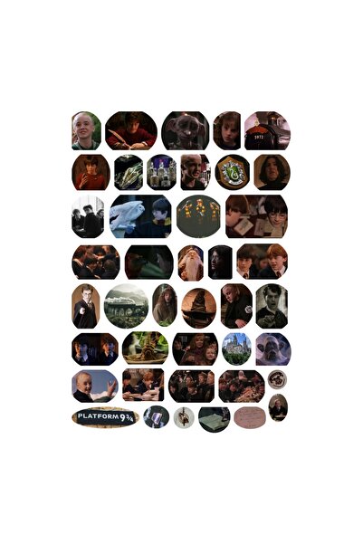 Ororabutik 42 Adet Harry Potter Hogwarts Hp Sticker Seti - Etiket Seti Scrapb...