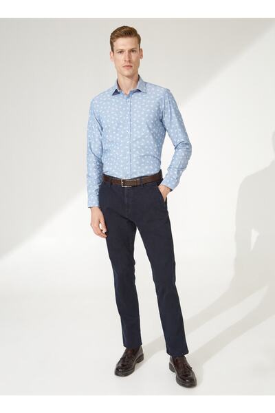 Fabrika Düşük Bel Dar Paça Relaxed Lacivert Erkek Denim Pantolon FAB 58