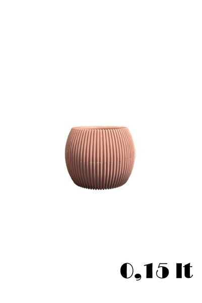 DipFiyatBurada Dekoratif Ve Modern Mercan Saksı 0,15 Lt