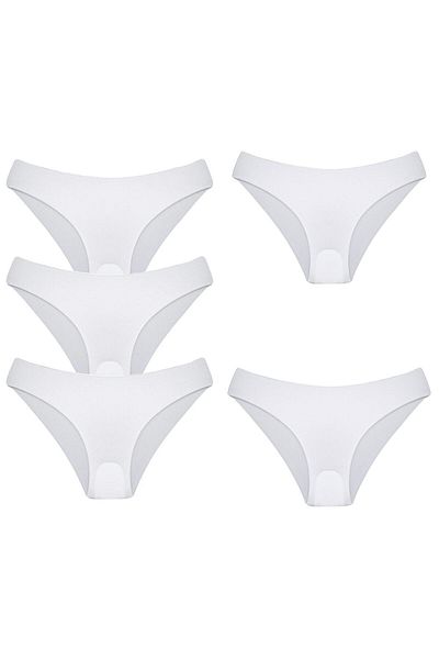 Bleu Petite Pack of 5 Laser Cut Seamless Women's Panties