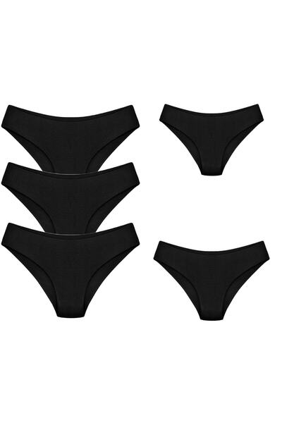 Bleu Petite Pack of 5 Laser Cut Seamless Women's Panties