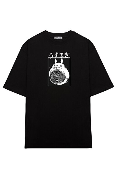 GreenMint تي شيرت للجنسين كبير الحجم My Neighbor Totoro