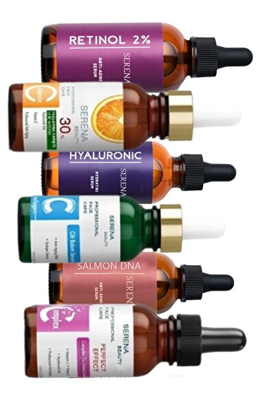 Serena Salonlara Özel 6 Adet Cilt Serum Seti-profosyonel Face Care-hepsi Bir ...