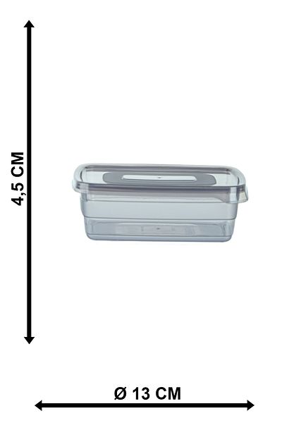 Karçiçeği Home 350 ml Capacity 12 Pieces Breakfast and Spice Dispenser Nuts Refrigerator Set