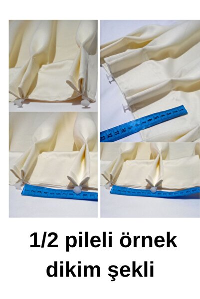 MebelPort Curtain Blackout Karartma 1/2 Pileli fonluk