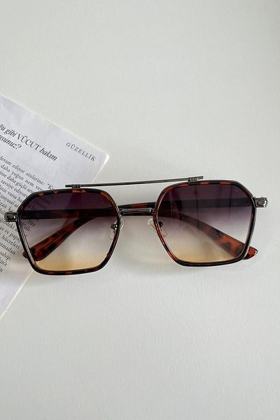 Gofeel Unisex Glasses Leopard Gradient