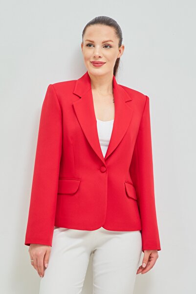 Fagi Γυναικείο αθλητικό μπουφάν με ένα κουμπί που εφαρμόζεται στη μέση