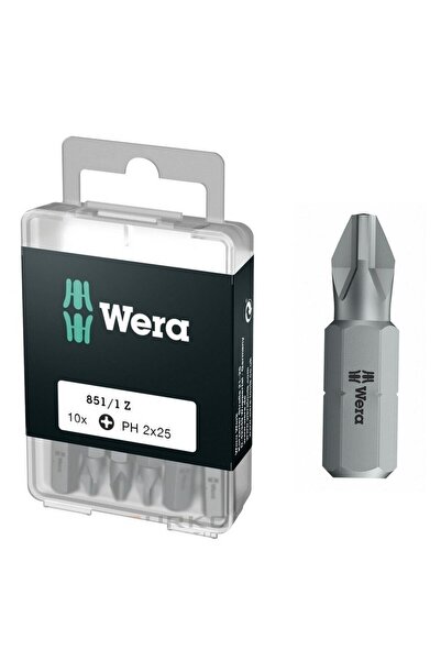 wera Yıldız Bits Uç 10 Adet 851/1z Ph2x25mm 05072401001