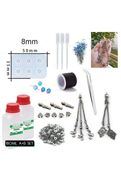 Getshop Alışveriş Pazarı Epoksi Tesbih Yapım Seti -2 8MM
