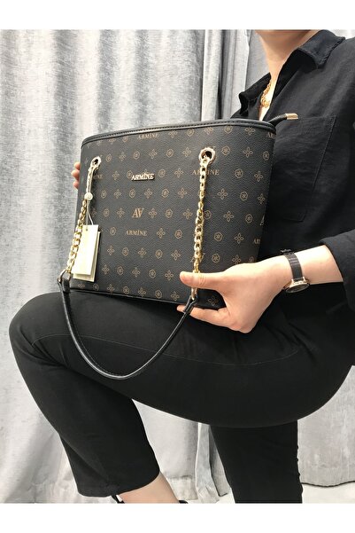 Armine ARMİNE 271 Geantă imprimată Accesoriu scris pentru femei cu curea de umăr