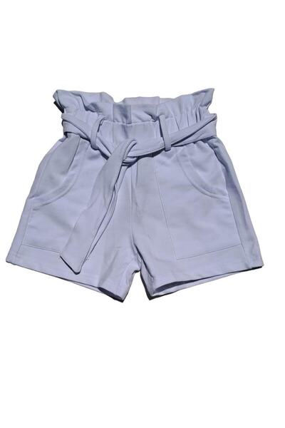 Woorage Κοριτσίστικο βαμβακερό άνετο σορτς με ψηλόμεσο χτενισμένο βαμβακερό σορτς