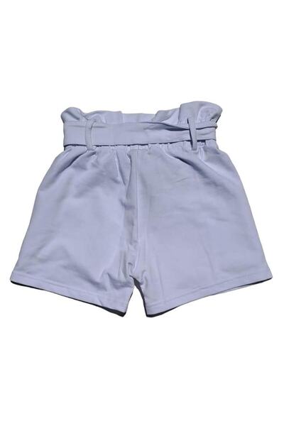 Woorage Κοριτσίστικο βαμβακερό άνετο σορτς με ψηλόμεσο χτενισμένο βαμβακερό σορτς