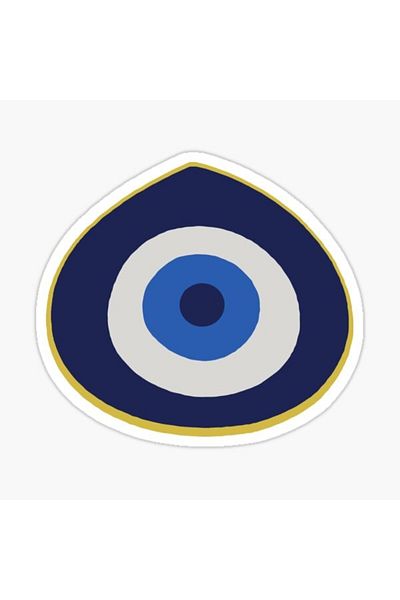 TSC 18CM Evil Eye Bead Sticker Autocolant de perete Auto Pastă M7