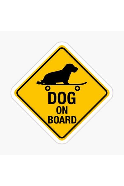 TSC Autocolant cu câine pe bord 19CM md3