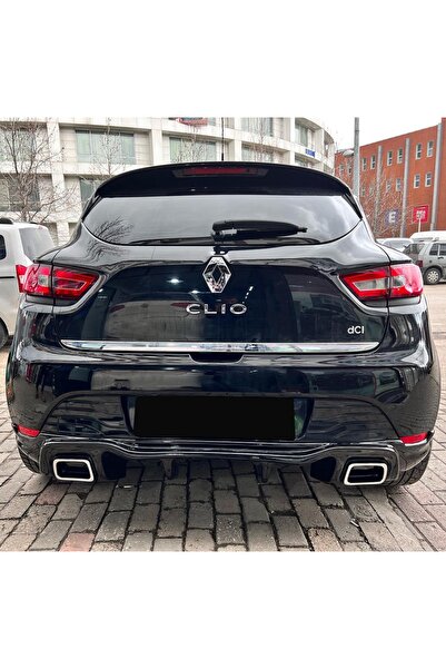 Genel Markalar Renault Clio 4 2012-2019 Plastik Egzoz Görünümlü RS Difüzör