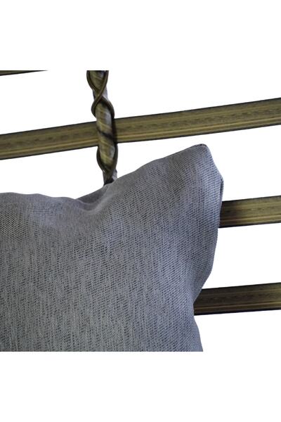 KalyonHome Gri Damla Bahçe Salıncağı Bahçe Mobilyası Balkon Salıncağı