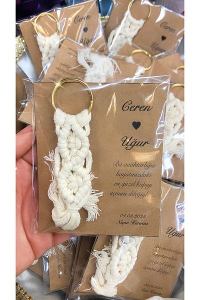 TAK TAK TAKIŞTIR Macroma Keychain 50 Pieces