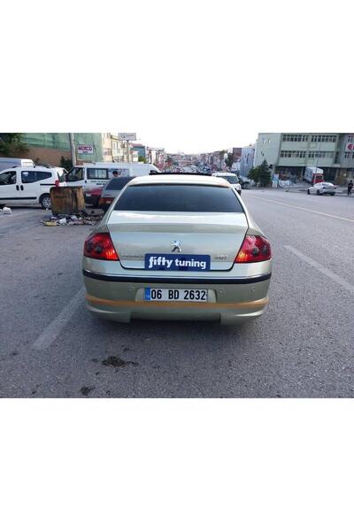 Fifty Tunning PEUGEOT 407 ARKA TAMPON EKİ FİBERGLASS BOYASIZ