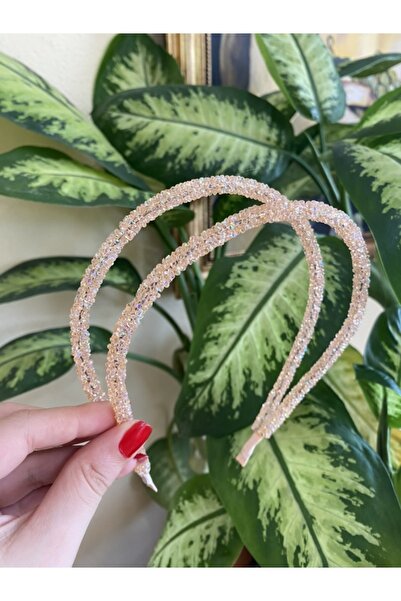 CSR AKSESUAR تاج لامع بصف مزدوج