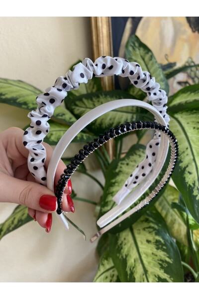 CSR AKSESUAR Gathered, Glittering, Pearl Crown Set