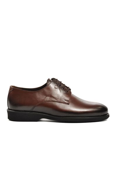 AYAKMOD Ανδρικά παπούτσια casual από γνήσιο δέρμα M240 καφέ