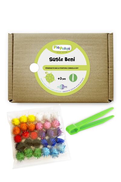 piapolya Oyun Kutum Süsle Beni | Yönerge Oyunu | Cımbız | Ponpon