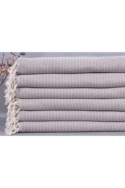 Kayra Export مفرش سرير بني، هدايا العازبة، مفرش قطن 200x240 سم، هدية عيد الحب،