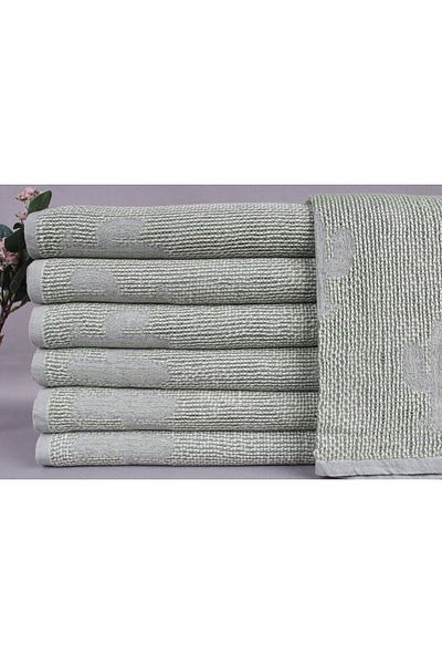 Kayra Export Khaki Green Wedding gifts, Embroidered Pique, 120x125 cm Cotton Blanket, Home Warming Gift,