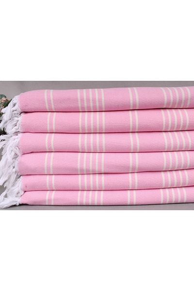 Kayra Export بيكيه وردي 180x240 سم غطاء قطن بيكيه رقيق
