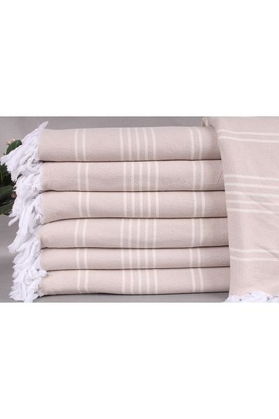 Kayra Export بطانية بيكيه بيج 180x240 سم قطن بيكيه رفيعة