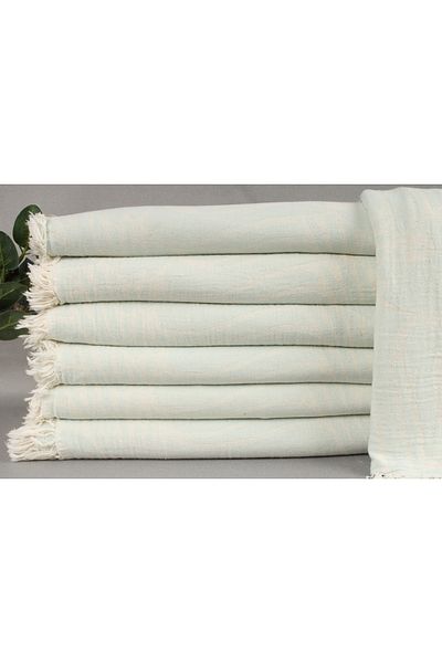 Kayra Export غطاء ديكور من القطن بيكيه مقاس 150x180 سم